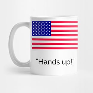 UK Vs USA Being Robbed Mug